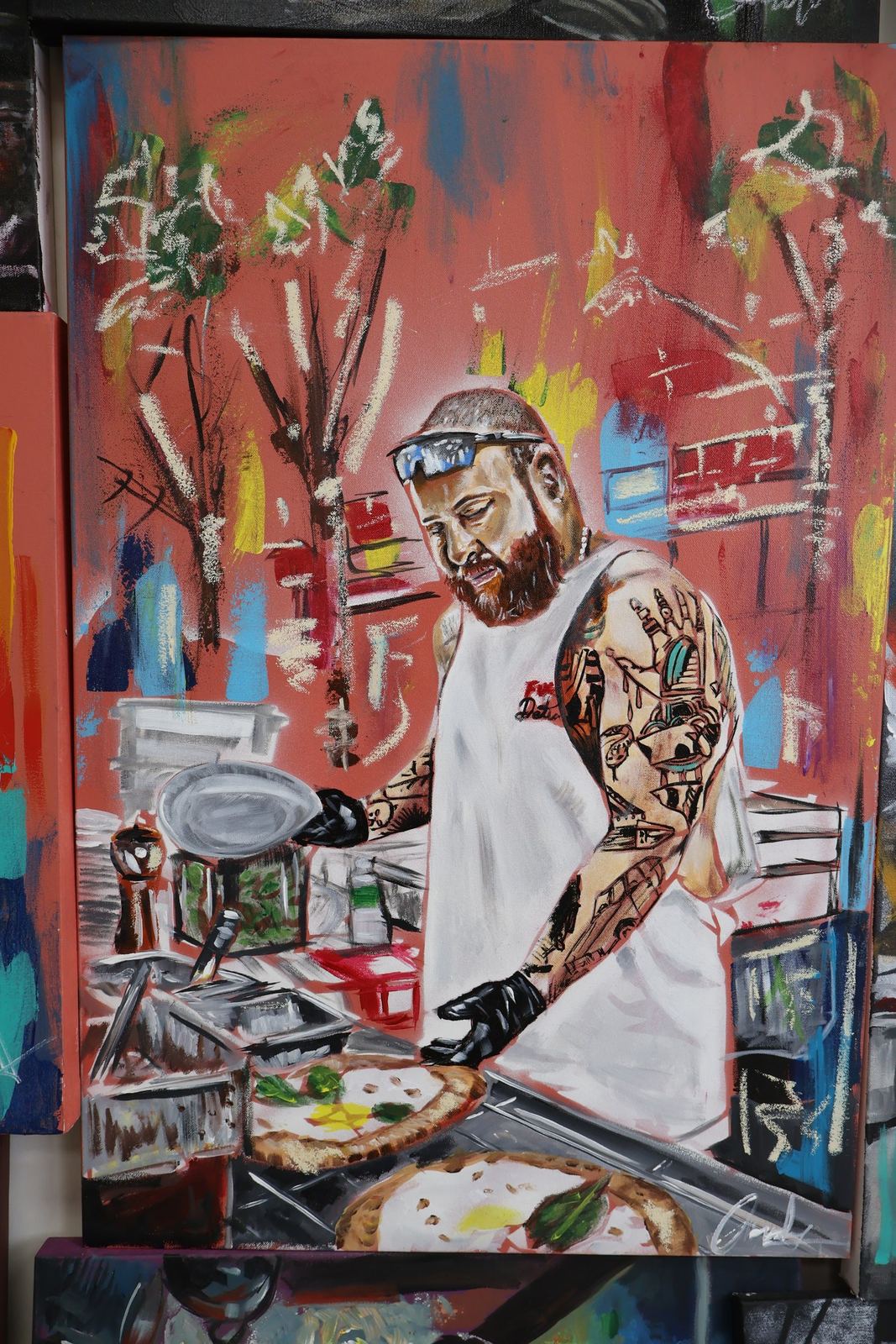 Fine art canvas by Andres Gallardo