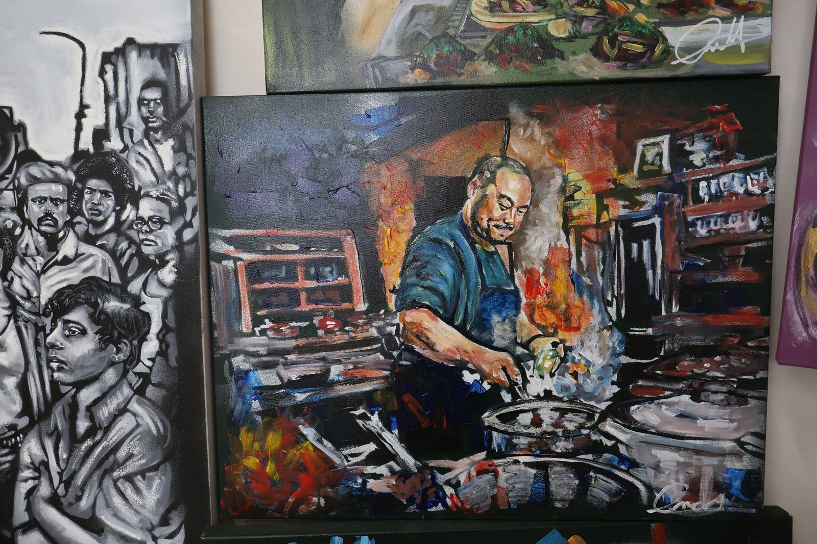 Fine art canvas by Andres Gallardo