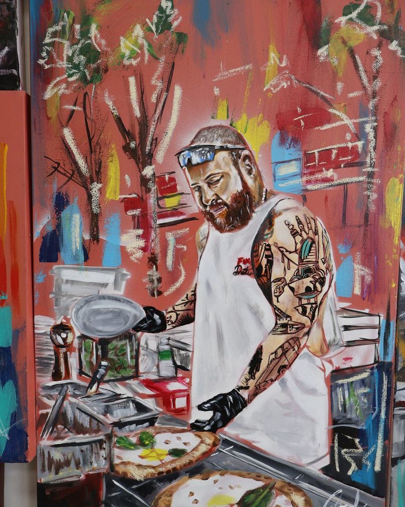 Fine art canvas by Andres Gallardo